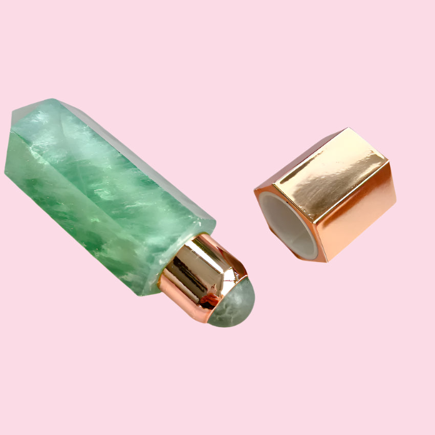 Rainbow Fluorite Perfume/Oil Roller Bottle