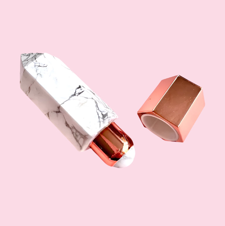 Howlite Perfume/Oil Roller Bottle