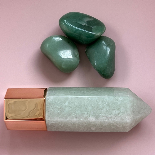 Green Aventurine Perfume/Oil Roller Bottle
