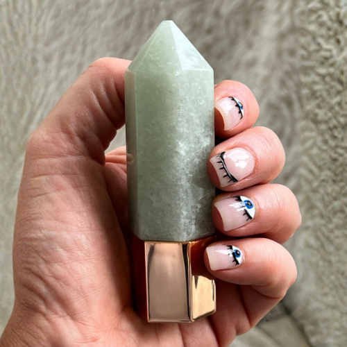 Green Aventurine Perfume/Oil Roller Bottle