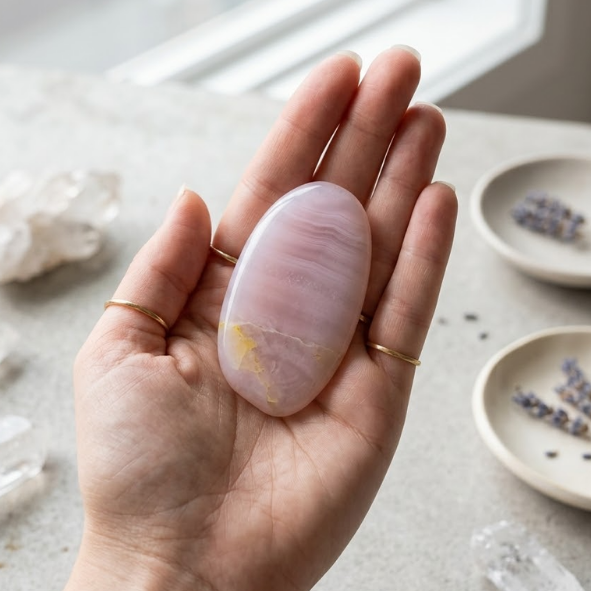 Pink Mangano Calcite Medium
