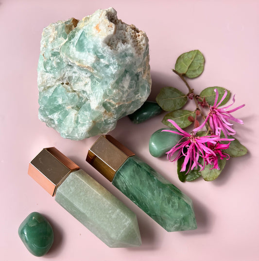 Rainbow Fluorite Perfume/Oil Roller Bottle