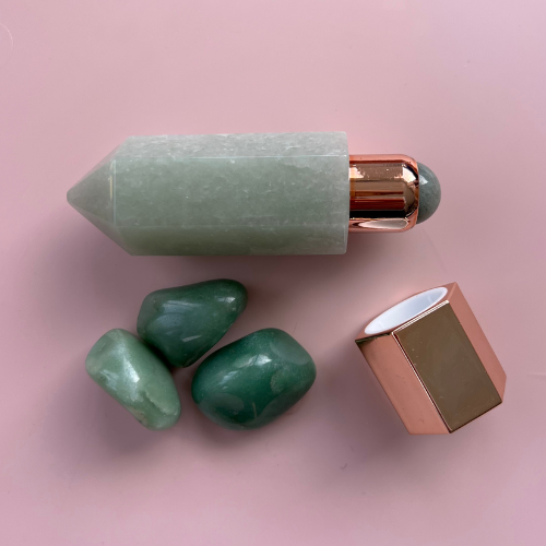 Green Aventurine Perfume/Oil Roller Bottle