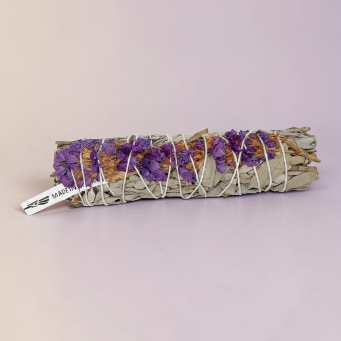 White Sage with lavendar, 4",